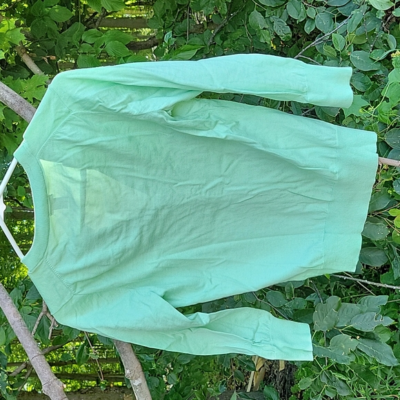 J.Crew Green Cardigan Size Medium - Picture 2 of 3